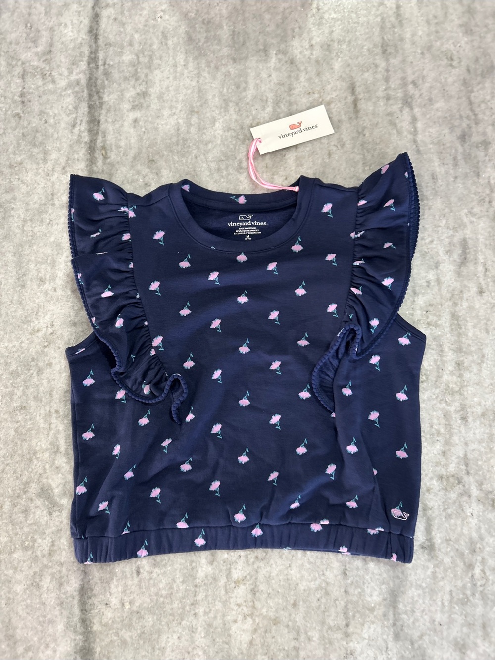 Vineyard Vines Navy Tee Size 10-12 M